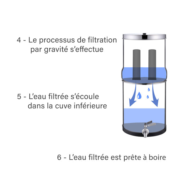 Le Premier Charbon Actif Filtrant Purificateur d'eau 100% français -  Filtralib
